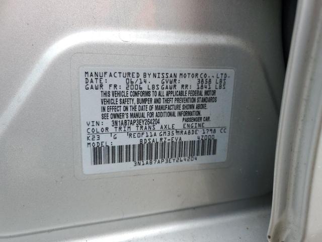 Photo 11 VIN: 3N1AB7AP3EY264204 - NISSAN SENTRA 