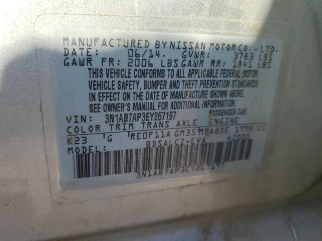 Photo 11 VIN: 3N1AB7AP3EY267197 - NISSAN SENTRA S 