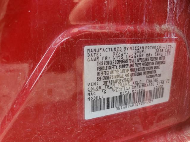 Photo 9 VIN: 3N1AB7AP3EY284209 - NISSAN SENTRA S 