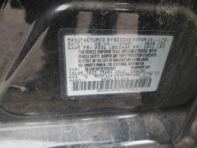 Photo 9 VIN: 3N1AB7AP3EY293363 - NISSAN SENTRA S 