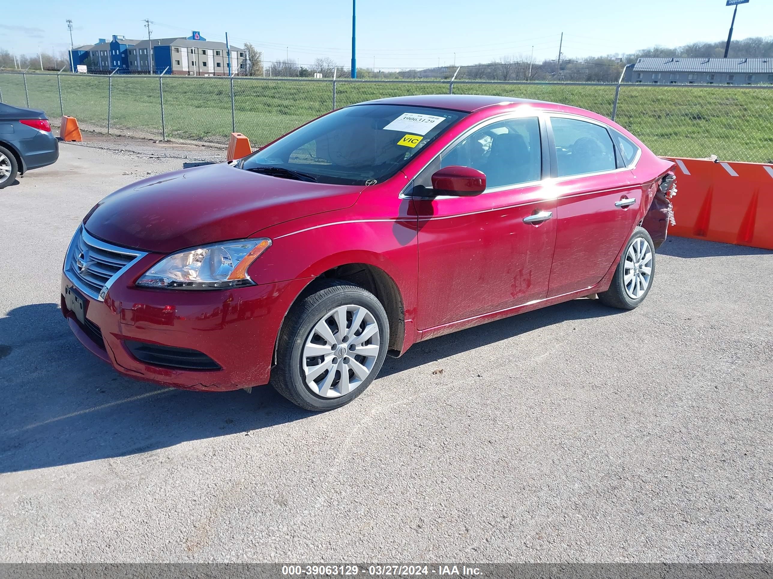 Photo 1 VIN: 3N1AB7AP3EY307231 - NISSAN SENTRA 