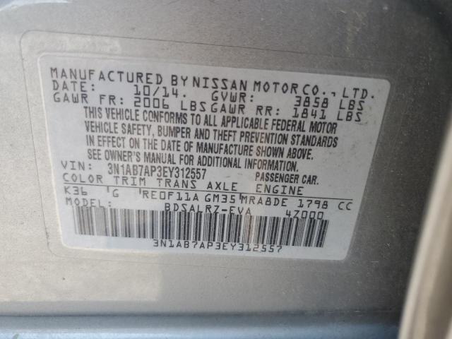 Photo 11 VIN: 3N1AB7AP3EY312557 - NISSAN SENTRA 