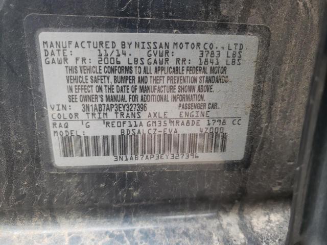 Photo 11 VIN: 3N1AB7AP3EY327396 - NISSAN SENTRA 