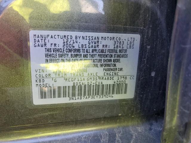 Photo 11 VIN: 3N1AB7AP3EY339046 - NISSAN SENTRA S 