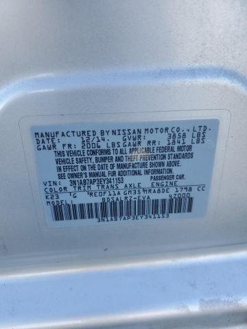 Photo 11 VIN: 3N1AB7AP3EY341153 - NISSAN SENTRA S 