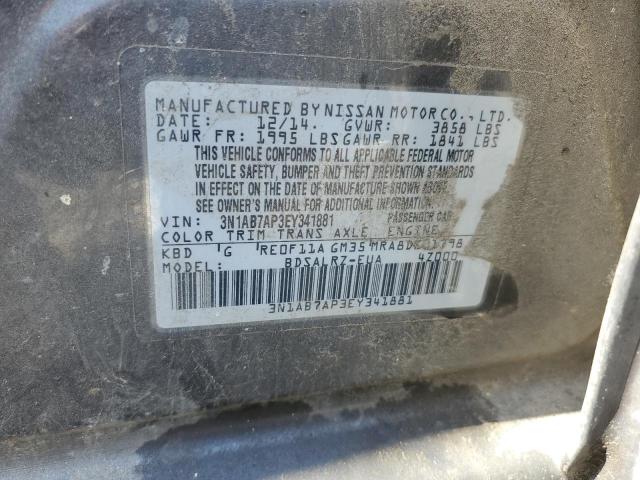 Photo 11 VIN: 3N1AB7AP3EY341881 - NISSAN SENTRA 