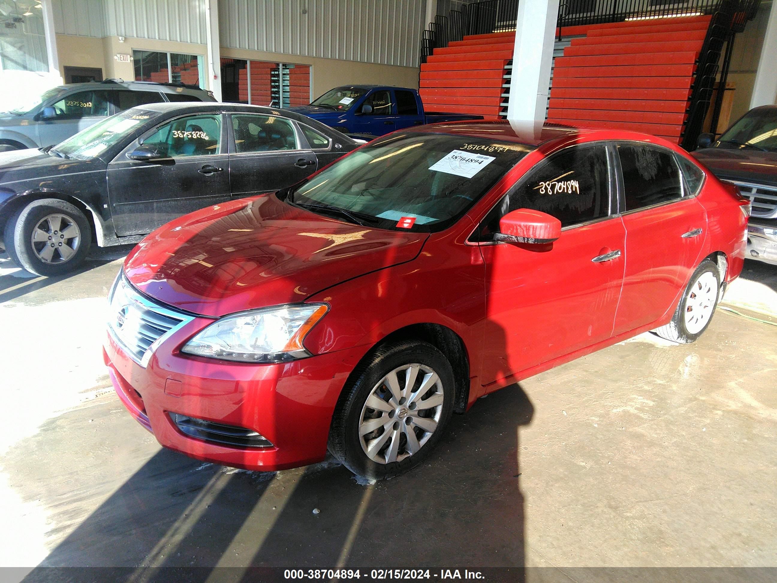 Photo 1 VIN: 3N1AB7AP3FL672104 - NISSAN SENTRA 