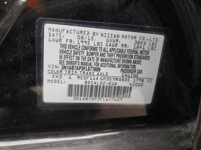 Photo 11 VIN: 3N1AB7AP3FL677609 - NISSAN SENTRA S 