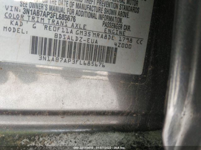 Photo 8 VIN: 3N1AB7AP3FL685676 - NISSAN SENTRA 