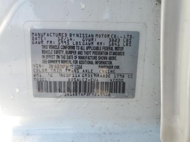 Photo 11 VIN: 3N1AB7AP3FY219958 - NISSAN SENTRA 