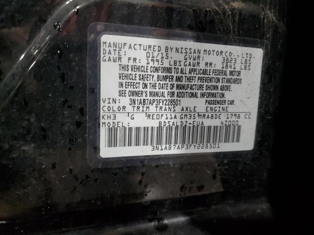 Photo 11 VIN: 3N1AB7AP3FY228501 - NISSAN SENTRA 