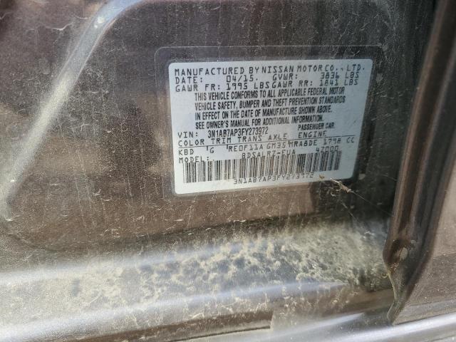 Photo 11 VIN: 3N1AB7AP3FY273972 - NISSAN SENTRA S 