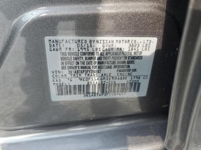 Photo 11 VIN: 3N1AB7AP3FY284647 - NISSAN SENTRA S 