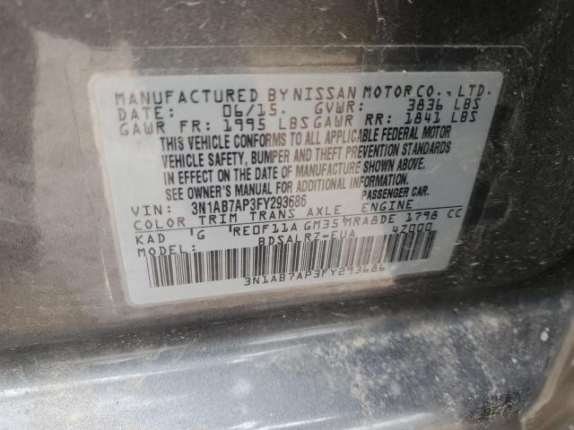 Photo 11 VIN: 3N1AB7AP3FY293686 - NISSAN SENTRA 