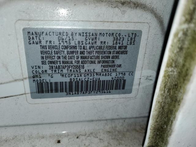 Photo 11 VIN: 3N1AB7AP3FY295616 - NISSAN SENTRA 