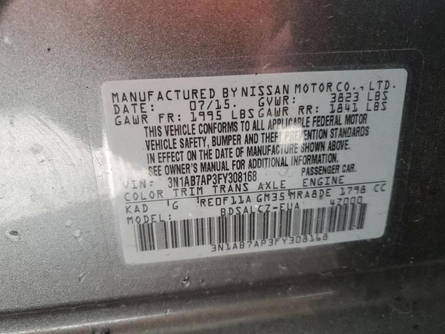 Photo 11 VIN: 3N1AB7AP3FY308168 - NISSAN SENTRA 