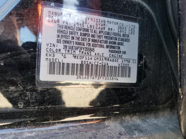 Photo 11 VIN: 3N1AB7AP3FY355846 - NISSAN SENTRA S 