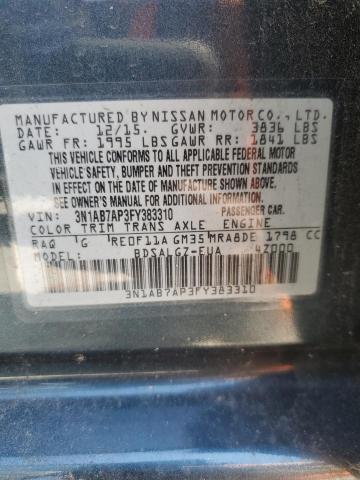 Photo 11 VIN: 3N1AB7AP3FY383310 - NISSAN SENTRA S 