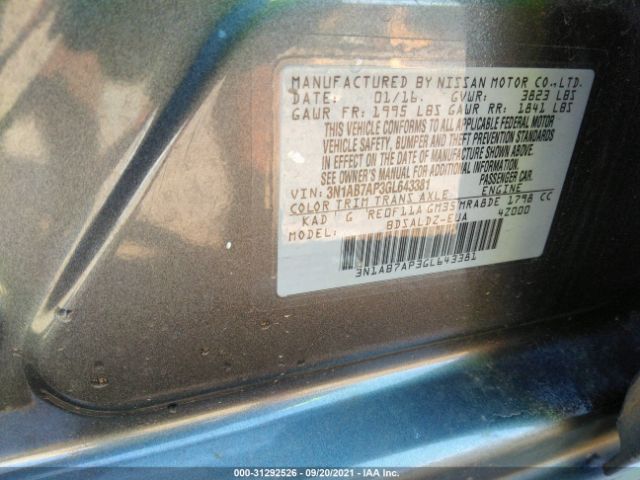 Photo 8 VIN: 3N1AB7AP3GL643381 - NISSAN SENTRA 