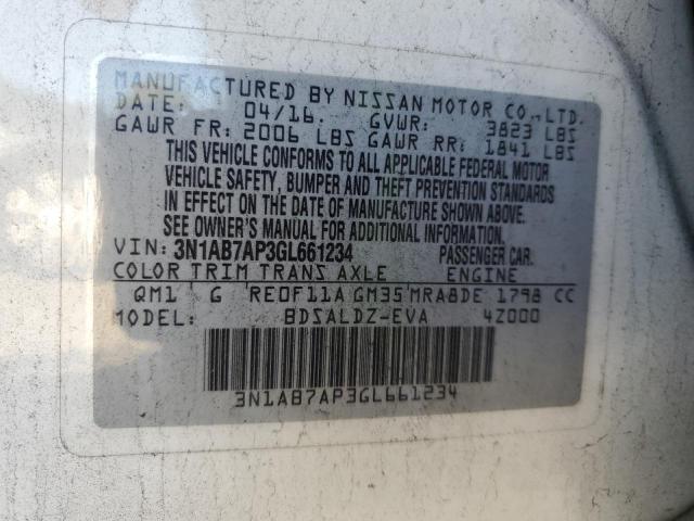 Photo 12 VIN: 3N1AB7AP3GL661234 - NISSAN SENTRA S 