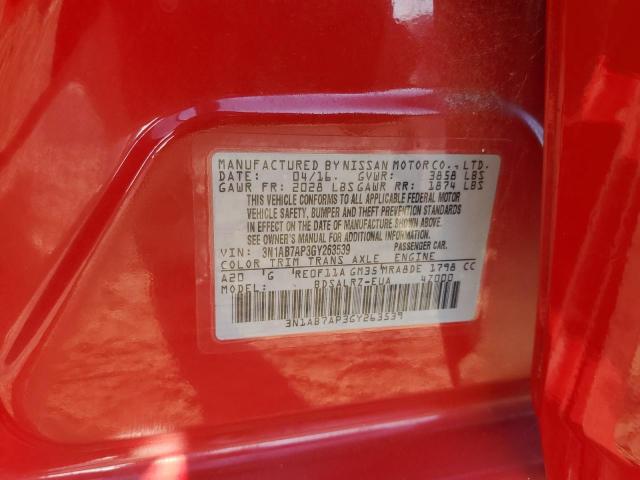 Photo 9 VIN: 3N1AB7AP3GY263539 - NISSAN SENTRA S 