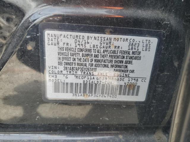 Photo 11 VIN: 3N1AB7AP3GY267400 - NISSAN SENTRA S 