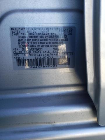 Photo 12 VIN: 3N1AB7AP3GY294323 - NISSAN SENTRA S 