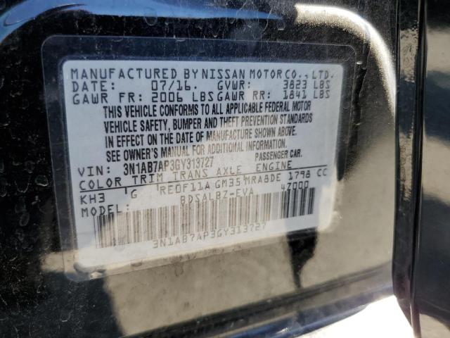 Photo 11 VIN: 3N1AB7AP3GY313727 - NISSAN SENTRA 