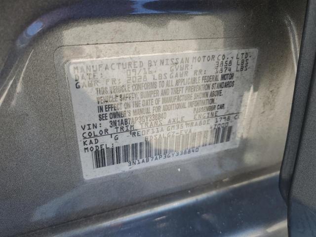 Photo 12 VIN: 3N1AB7AP3GY338840 - NISSAN SENTRA S 