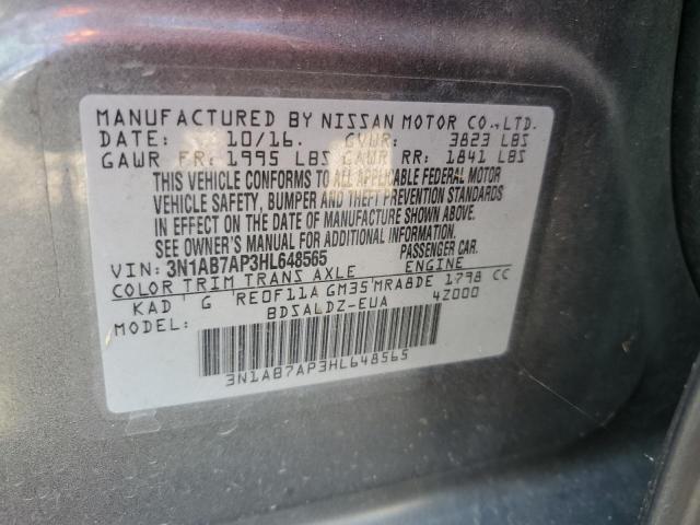 Photo 11 VIN: 3N1AB7AP3HL648565 - NISSAN SENTRA 