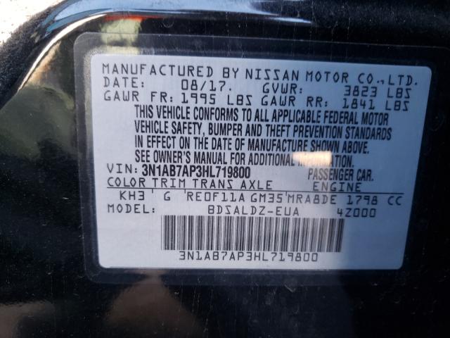 Photo 9 VIN: 3N1AB7AP3HL719800 - NISSAN SENTRA S 