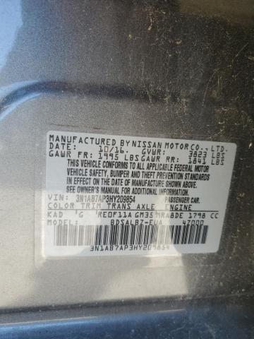 Photo 12 VIN: 3N1AB7AP3HY209854 - NISSAN SENTRA S 