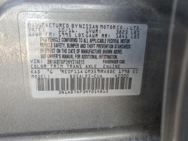 Photo 11 VIN: 3N1AB7AP3HY214813 - NISSAN SENTRA 