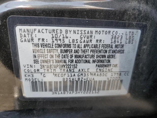 Photo 11 VIN: 3N1AB7AP3HY222152 - NISSAN SENTRA 