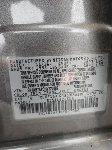 Photo 12 VIN: 3N1AB7AP3HY227982 - NISSAN SENTRA S 