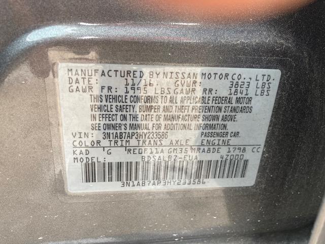 Photo 9 VIN: 3N1AB7AP3HY233586 - NISSAN SENTRA S 