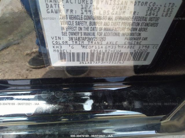 Photo 8 VIN: 3N1AB7AP3HY251263 - NISSAN SENTRA 