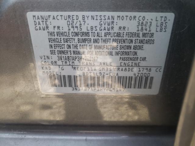 Photo 9 VIN: 3N1AB7AP3HY269147 - NISSAN SENTRA S 