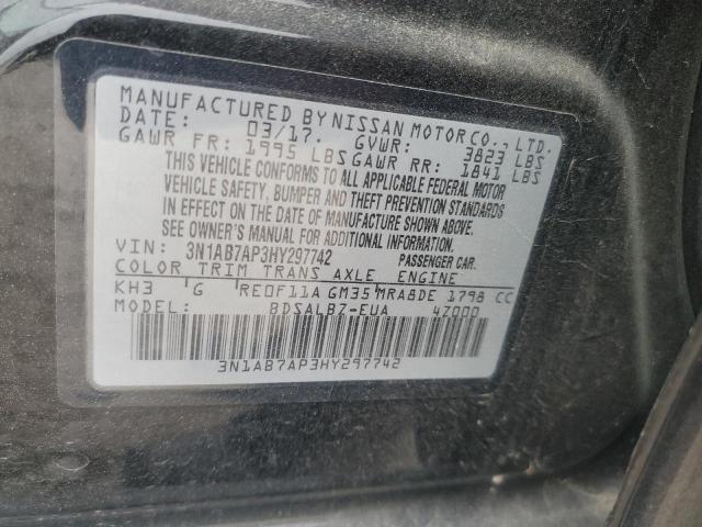 Photo 11 VIN: 3N1AB7AP3HY297742 - NISSAN SENTRA 