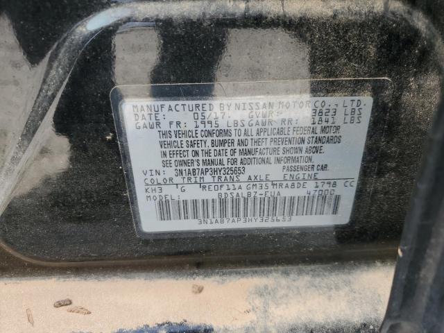 Photo 12 VIN: 3N1AB7AP3HY325653 - NISSAN SENTRA S 