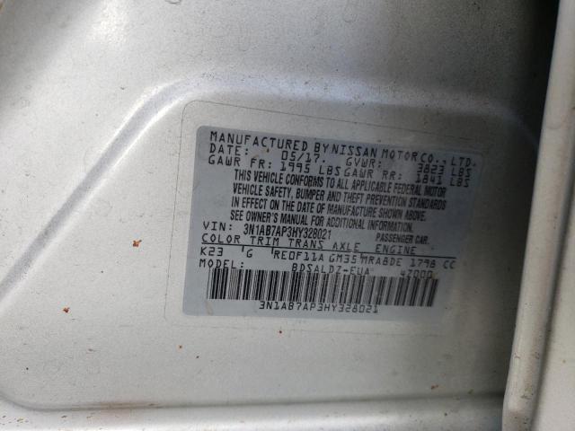 Photo 11 VIN: 3N1AB7AP3HY328021 - NISSAN SENTRA 