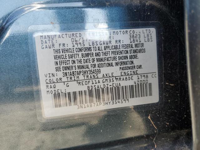 Photo 12 VIN: 3N1AB7AP3HY354599 - NISSAN SENTRA 