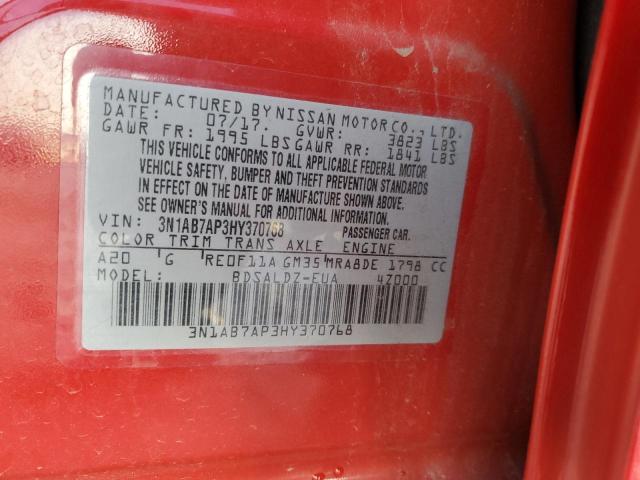 Photo 12 VIN: 3N1AB7AP3HY370768 - NISSAN SENTRA 