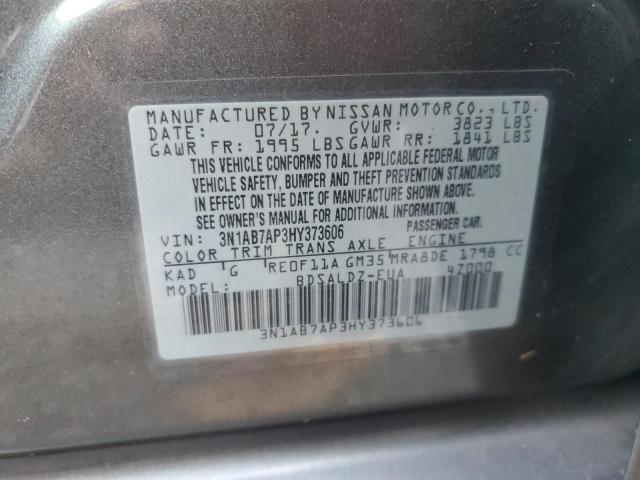 Photo 12 VIN: 3N1AB7AP3HY373606 - NISSAN SENTRA S 