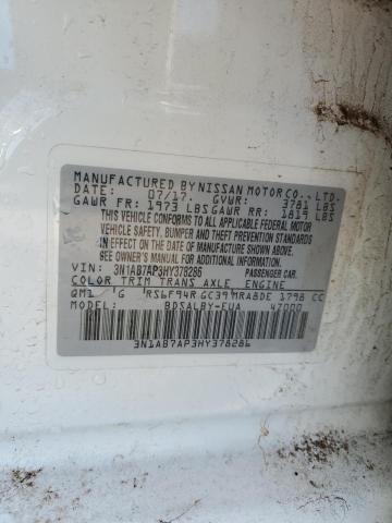 Photo 11 VIN: 3N1AB7AP3HY378286 - NISSAN SENTRA S 