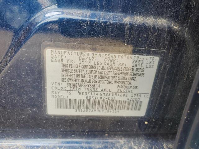 Photo 12 VIN: 3N1AB7AP3HY386114 - NISSAN SENTRA 