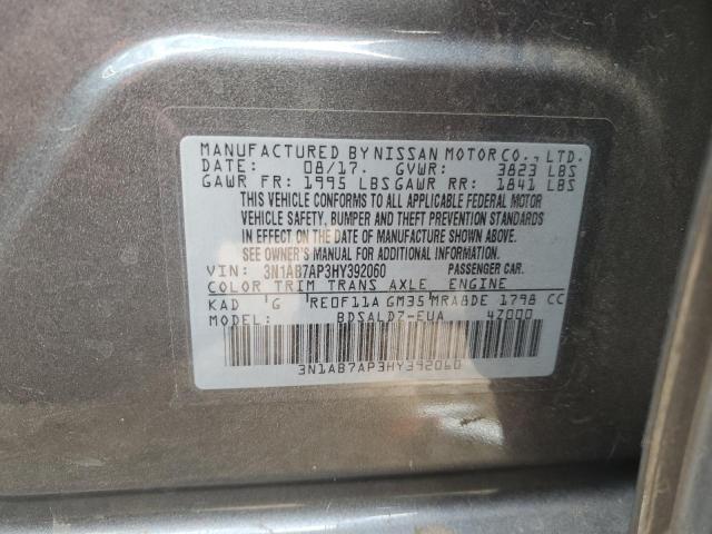 Photo 11 VIN: 3N1AB7AP3HY392060 - NISSAN SENTRA 