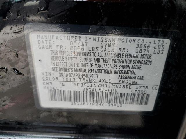 Photo 12 VIN: 3N1AB7AP3HY409410 - NISSAN SENTRA 