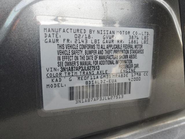 Photo 12 VIN: 3N1AB7AP3JL627513 - NISSAN SENTRA S 