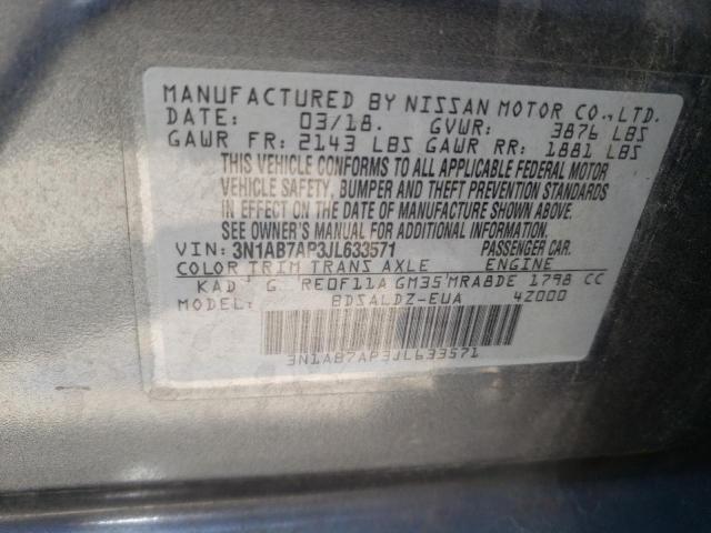 Photo 11 VIN: 3N1AB7AP3JL633571 - NISSAN SENTRA 